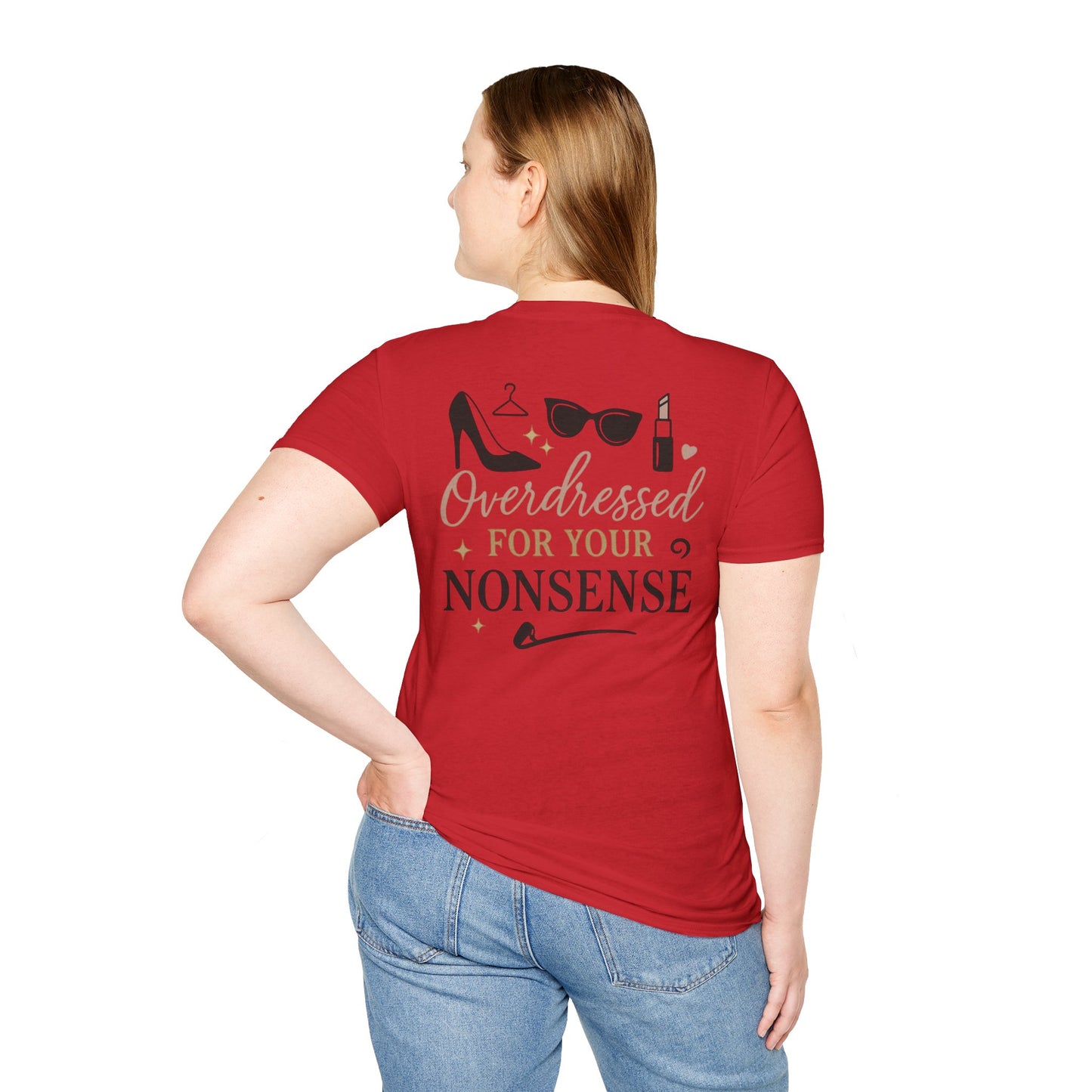 Funny Overdressed T-Shirt - Perfect for Casual Outings & Gift Occasions