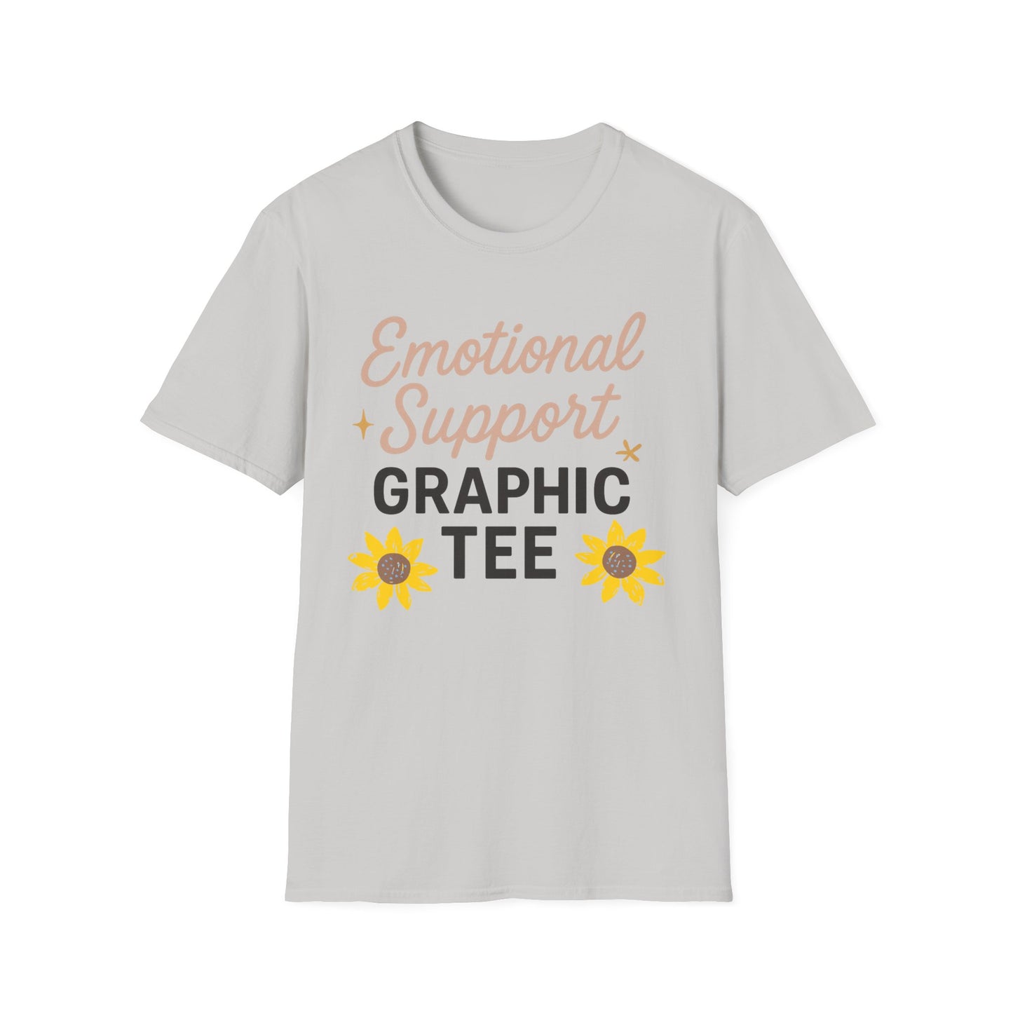 Emotional Support Graphic T-Shirt for Positivity Lovers