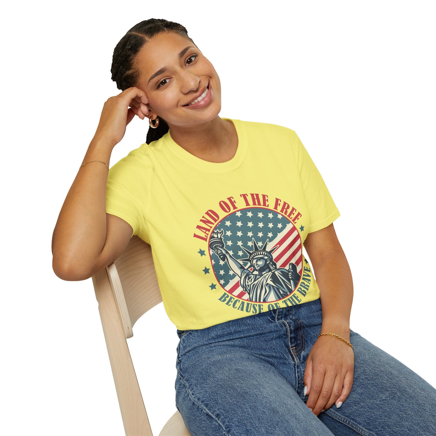 Land of the Free Graphic T-Shirt – Patriotism