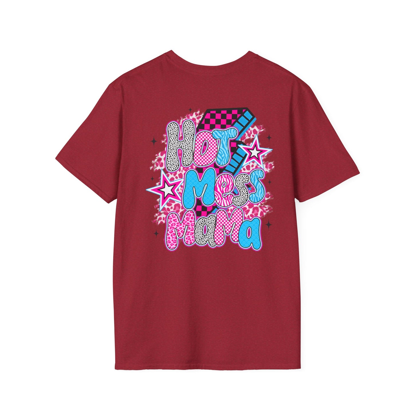 Hot Mess Vibes Fun Graphic Tee