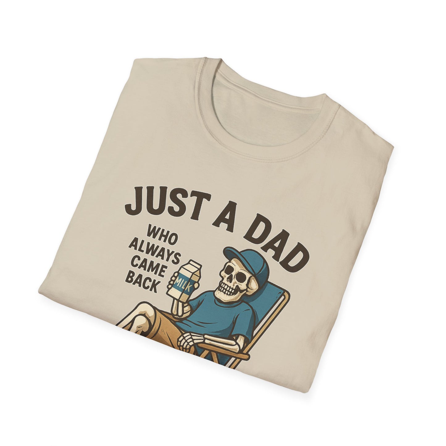 Just a Dad with the Milk Tee, Funny Father's Day Shirt