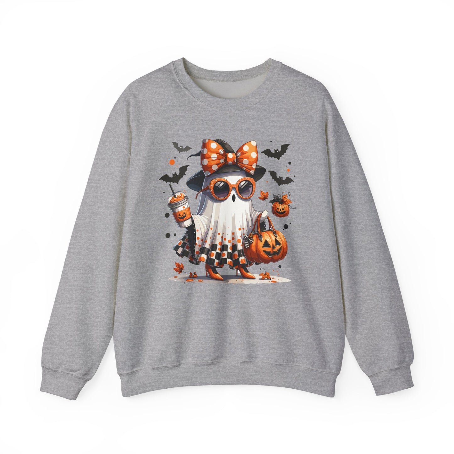 Halloween Jellyfish Sweatshirt, Unisex Cozy Crewneck, Cute Fall Fashion, Spooky Season Apparel, Perfect for October Parties, Pumpkin [...]