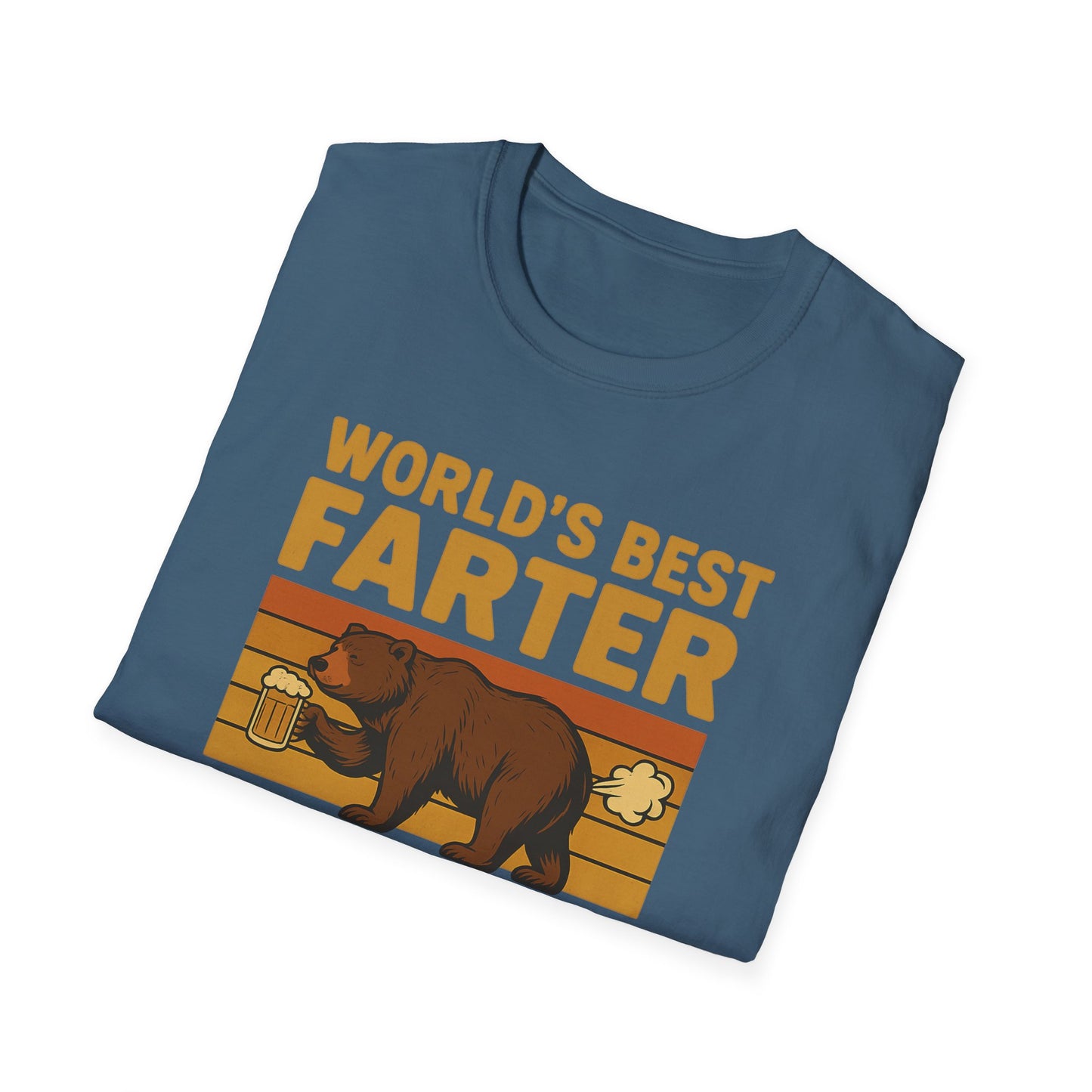 Funny Fathers Day T-Shirt, World's Best Farter Shirt, Dad Humor Tee, Unisex Gift for Dad, Comfy Father's Day Apparel