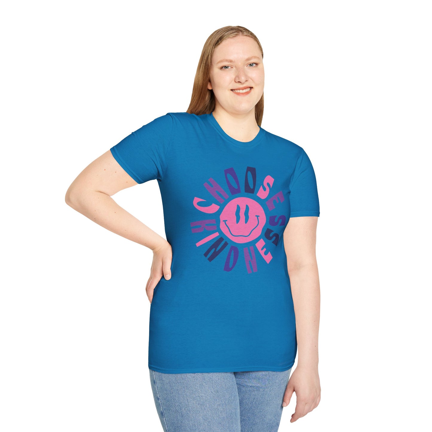 Choose Kindness Unisex Softstyle T-Shirt | Positive Vibes Tee