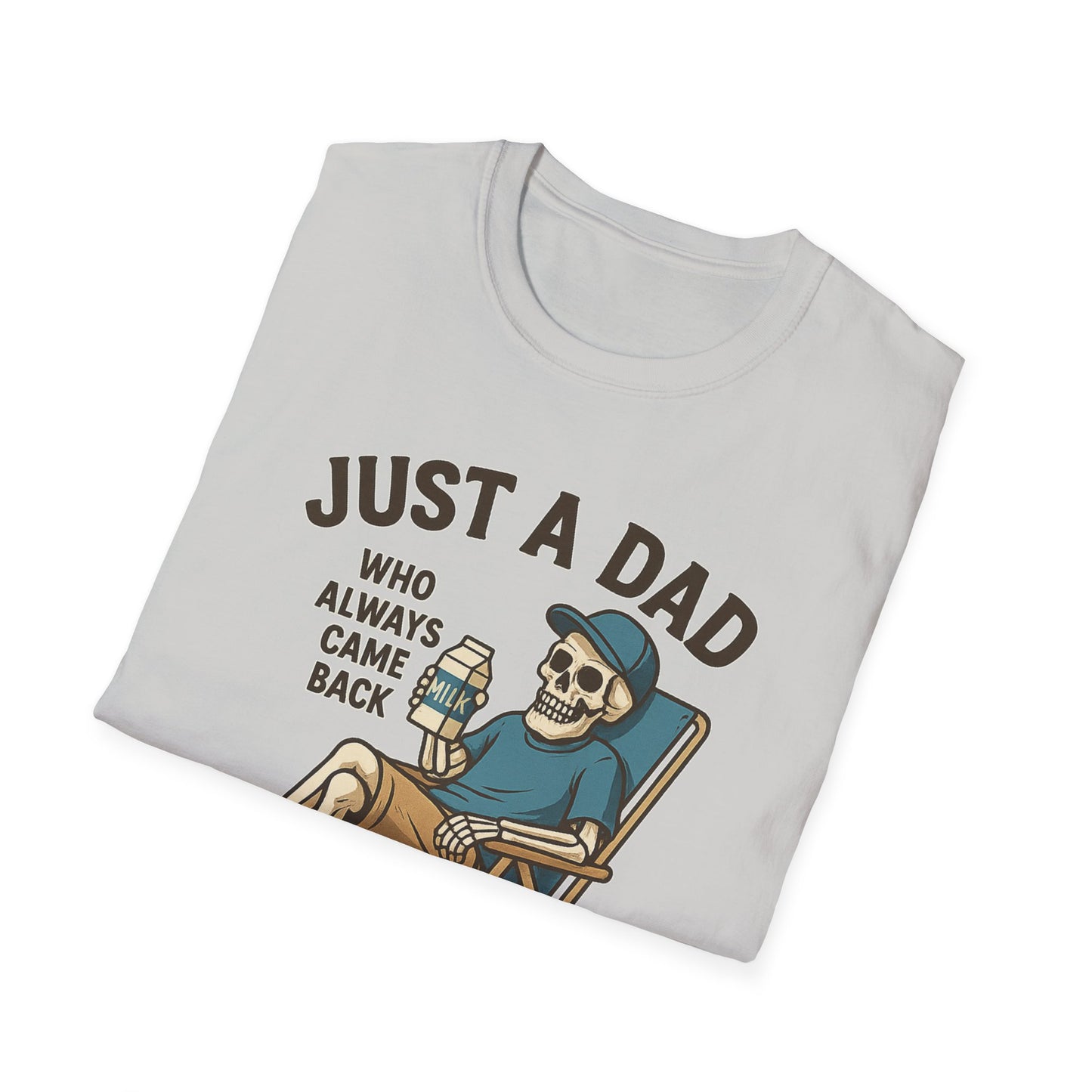 Just a Dad with the Milk Tee, Funny Father's Day Shirt