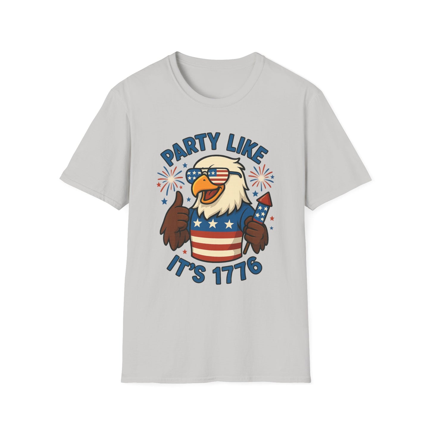 Patriotic 4th of July Party T-Shirt - 'Party Like It's 1776'