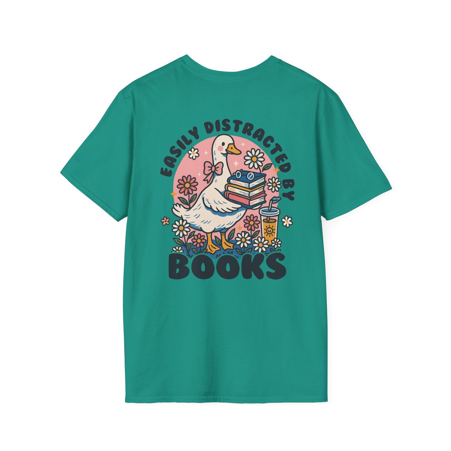 Easily Distracted by Books - T-Shirt