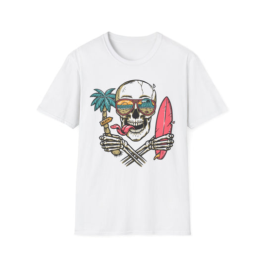 Beach Skull Graphic T-Shirt