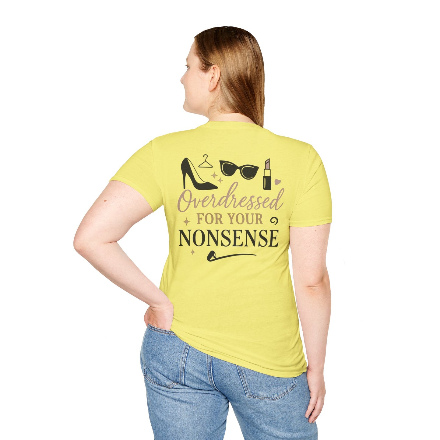 Funny Overdressed T-Shirt - Perfect for Casual Outings & Gift Occasions