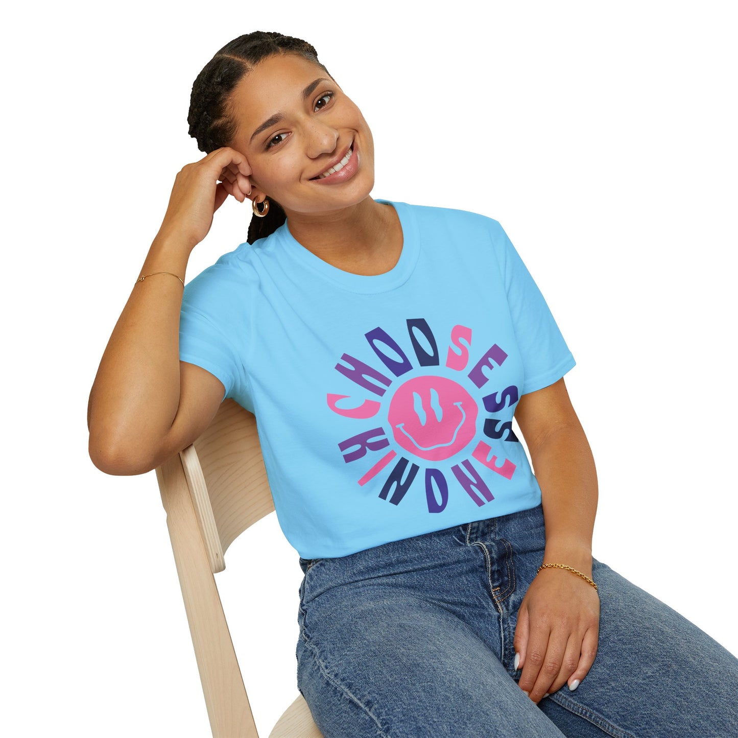 Choose Kindness Unisex Softstyle T-Shirt | Positive Vibes Tee