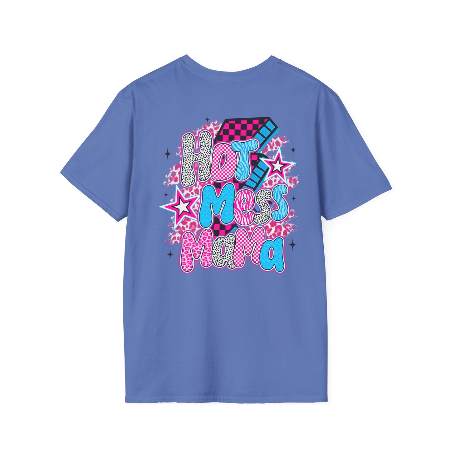 Hot Mess Vibes Fun Graphic Tee