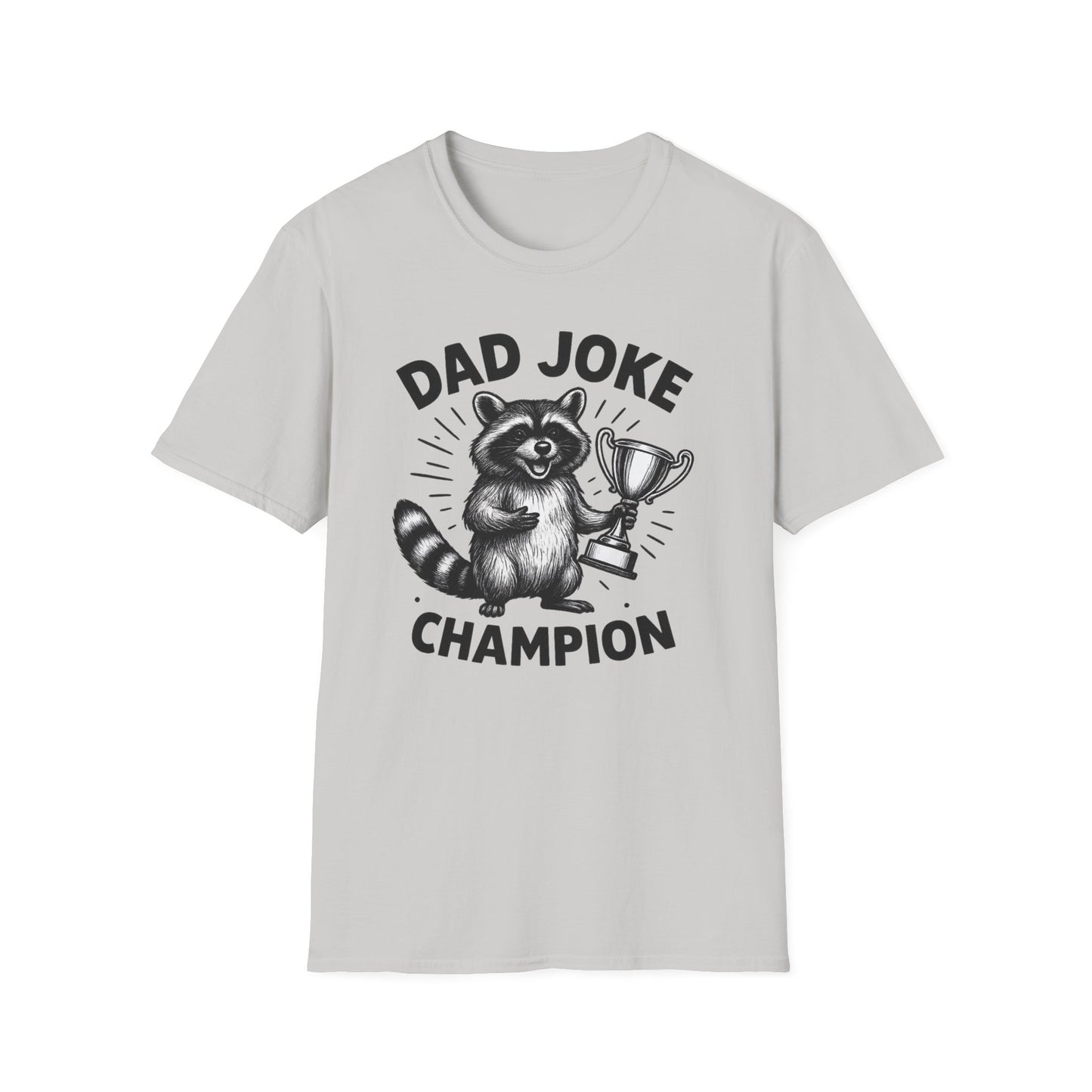 Dad Joke Champion T-Shirt, Funny Dad Gift, Unisex Tee, Perfect for Father's Day, Humor Shirt for Parent, Gift for Dad