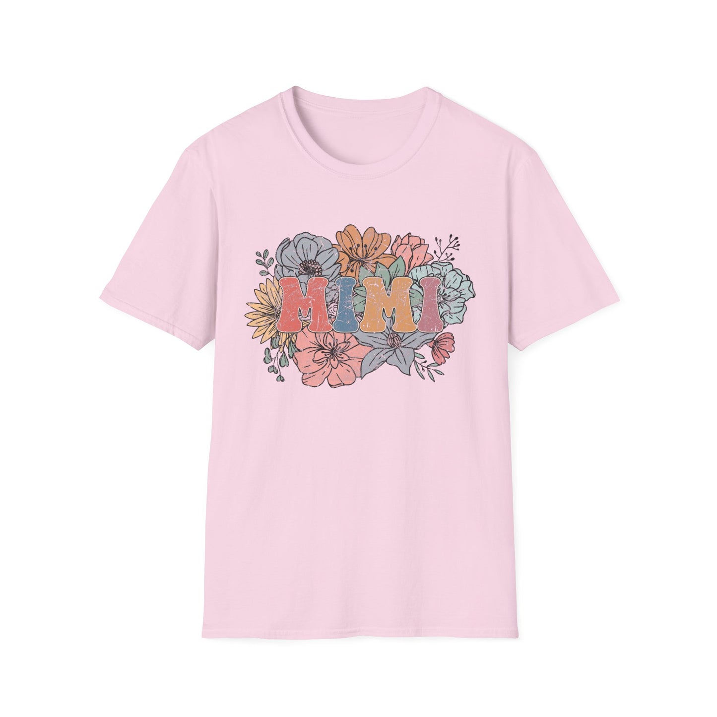 Floral 'Mimi' Unisex T-Shirt - Perfect Gift for Moms, Mother's Day, Family Gatherings, Casual Wear, Spring Fashion