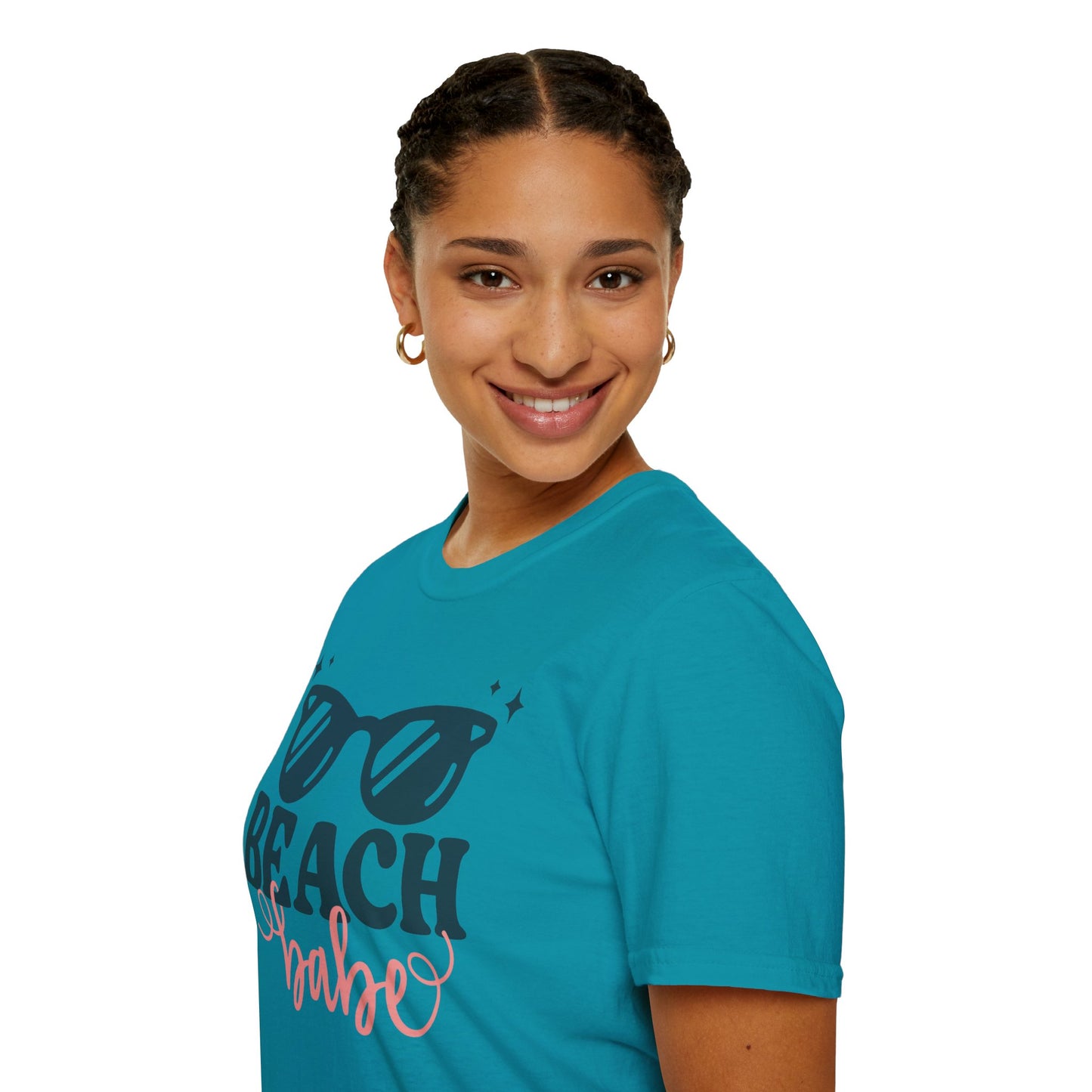 Beach Babe Unisex Softstyle T-Shirt - Perfect for Summer Vibes