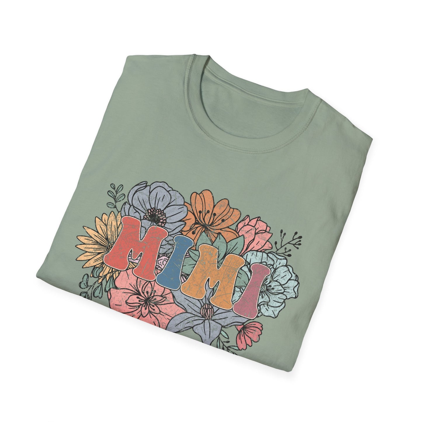 Floral 'Mimi' Unisex T-Shirt - Perfect Gift for Moms, Mother's Day, Family Gatherings, Casual Wear, Spring Fashion