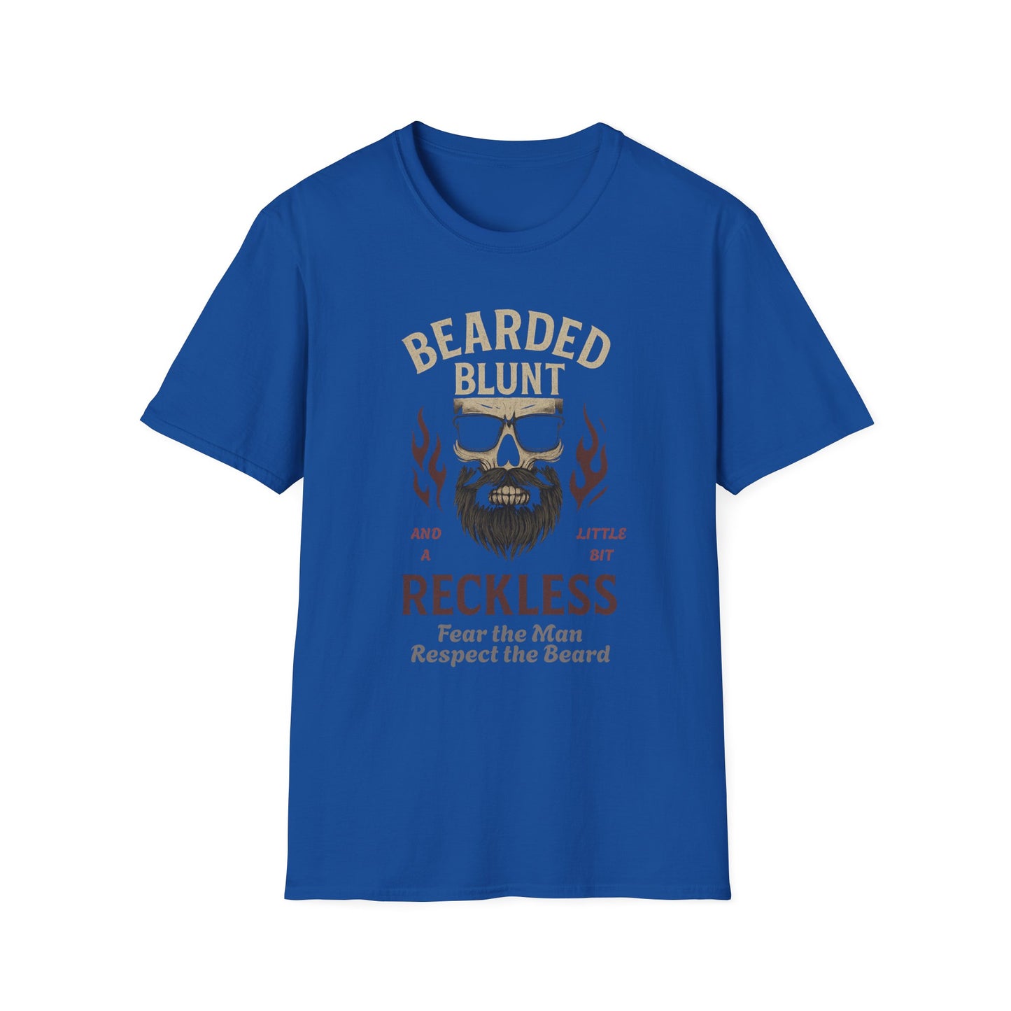 Bearded and Reckless Unisex Tee for Beard Lovers