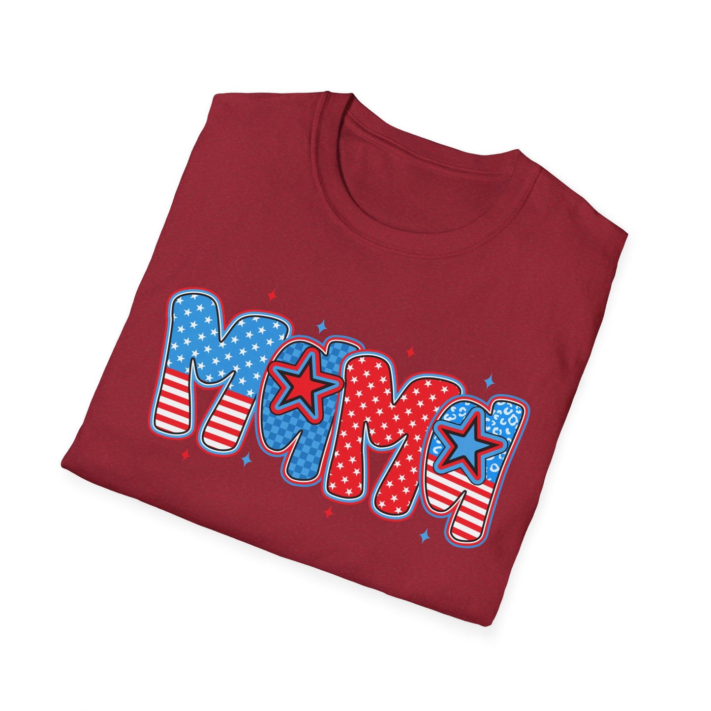 Patriotic Mama T-Shirt - Tee for Celebrations