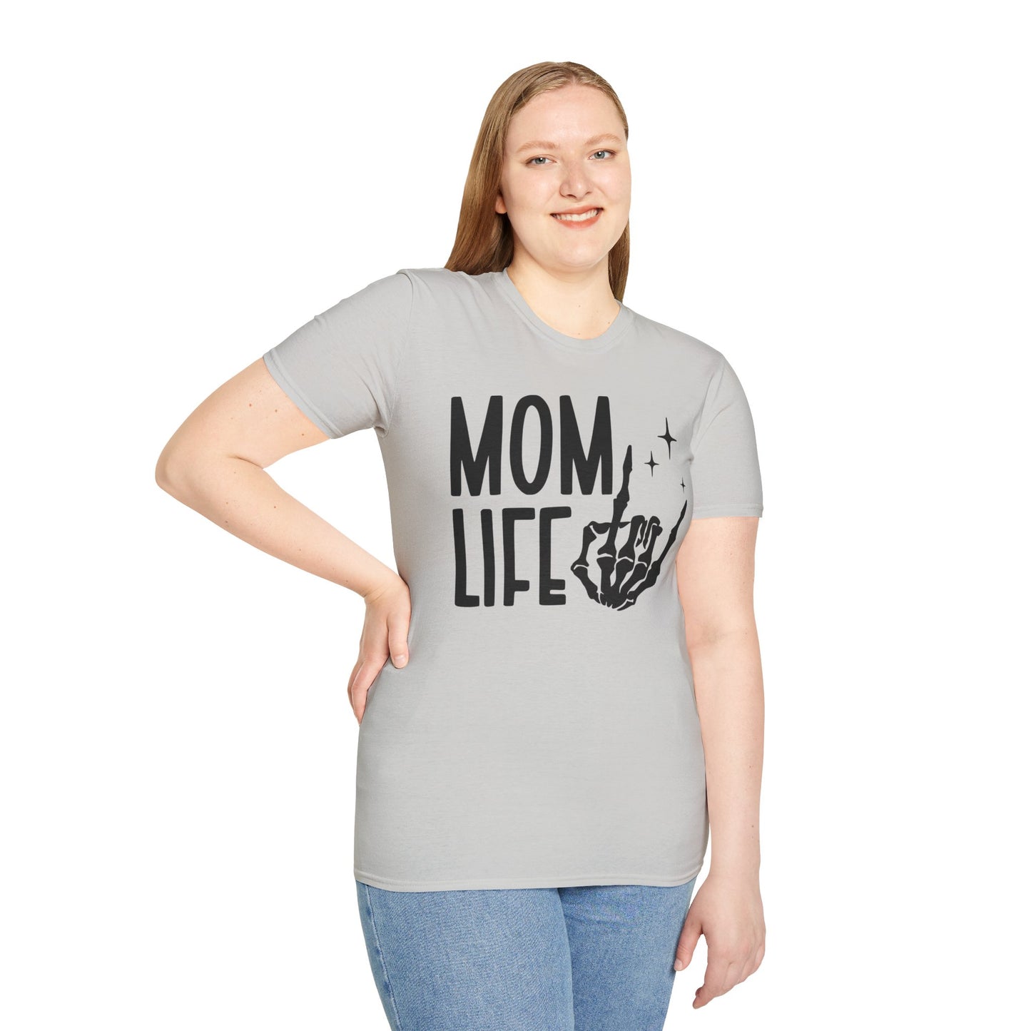 Mom Life Skeleton Hand T-Shirt