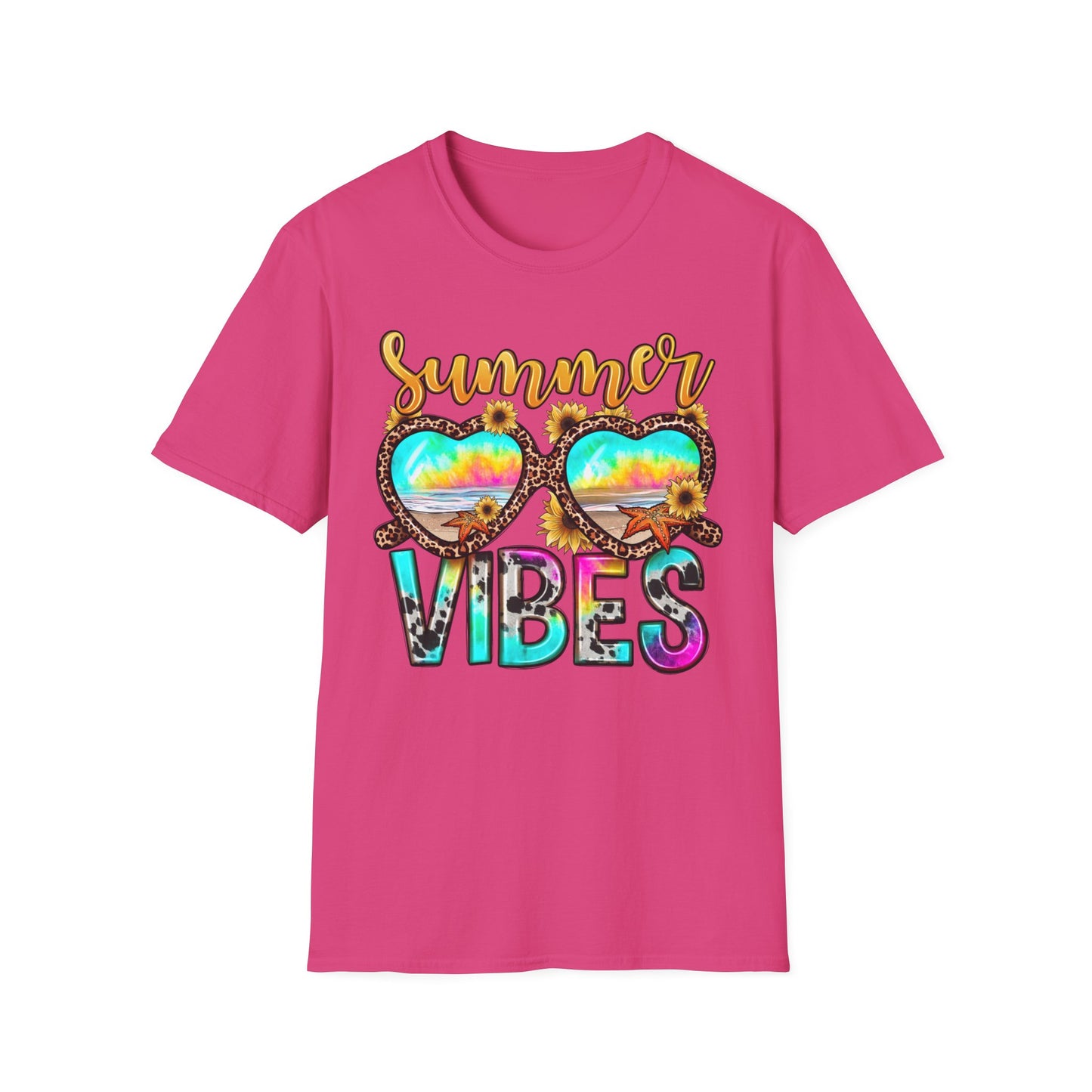 Summer Vibes Graphic -Tee for a Chill Summer