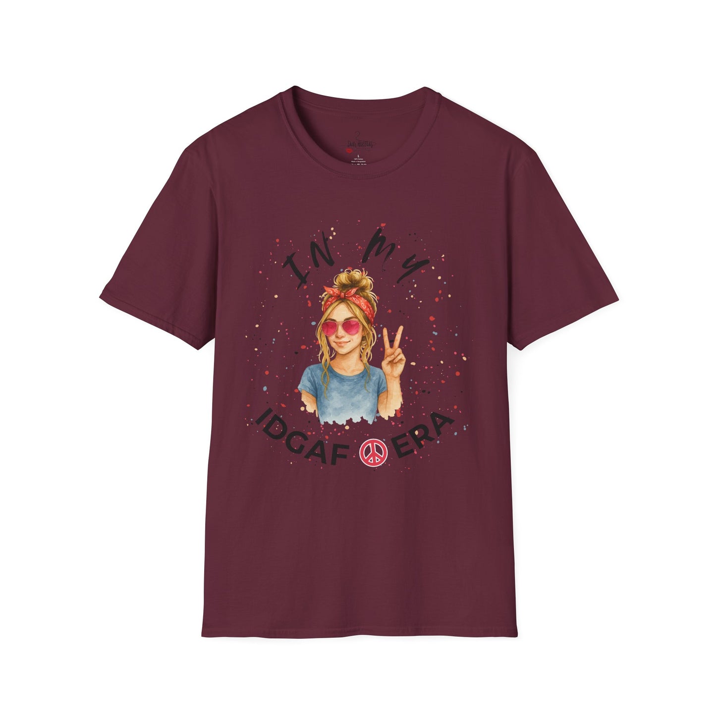 IDGAF ERA - Trendy Graphic T-Shirt for Casual Vibes - Perfect Gift for Friends, Birthday Celebration, Festivals, Everyday Wear, Unique Style