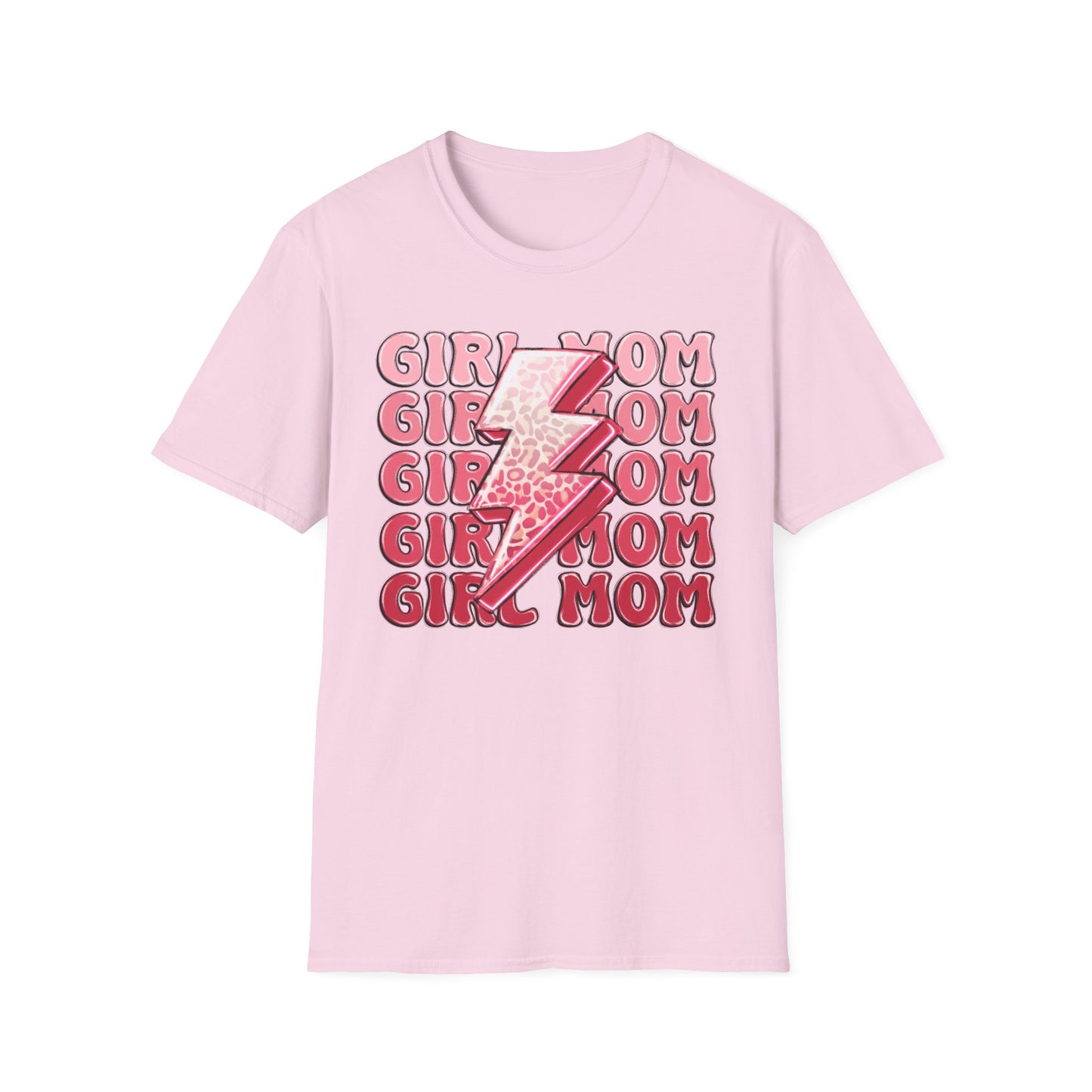 Girl Mom Softstyle T-Shirt - Trendy Casual Tee for Moms