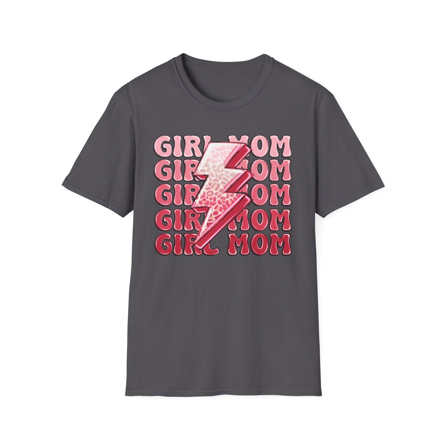 Girl Mom Softstyle T-Shirt - Trendy Casual Tee for Moms