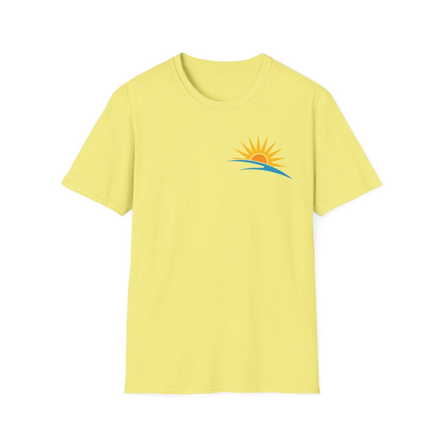 Beach Sunrise & Lighthouse Unisex T-Shirt - Relaxed Summer Vibes