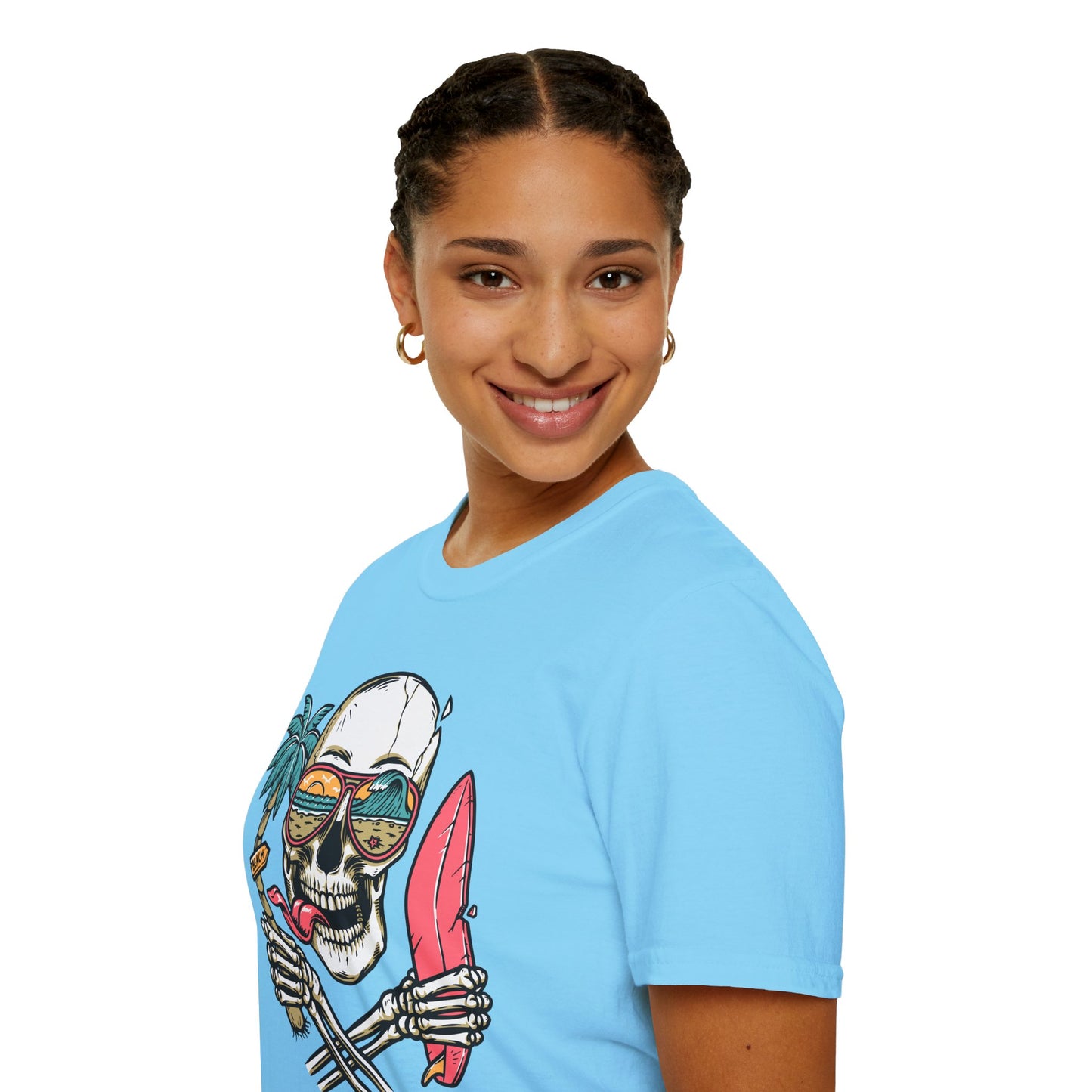 Beach Skull Graphic T-Shirt