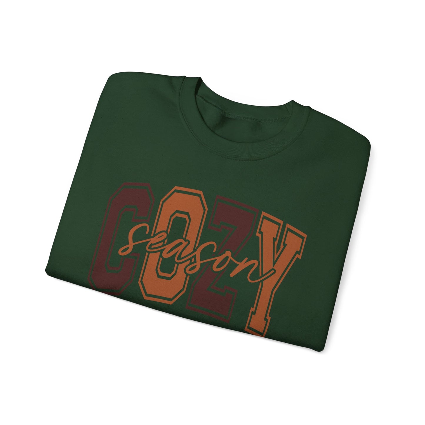Cozy Season Crewneck Sweatshirt | Unisex Sweatshirt, Fall Essentials, Comfy Gift, Cozy Vibes, Holiday Apparel