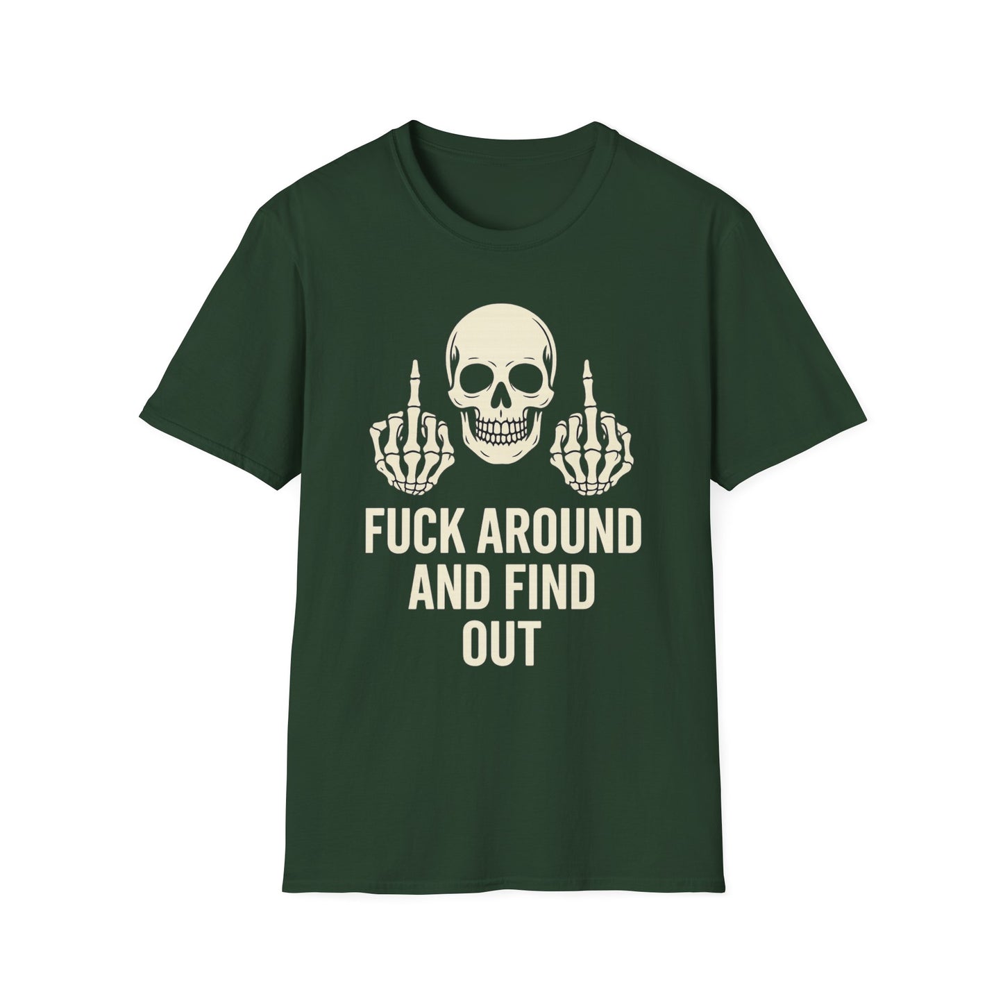"F*ck Around and Find Out" Skull Graphic Tee