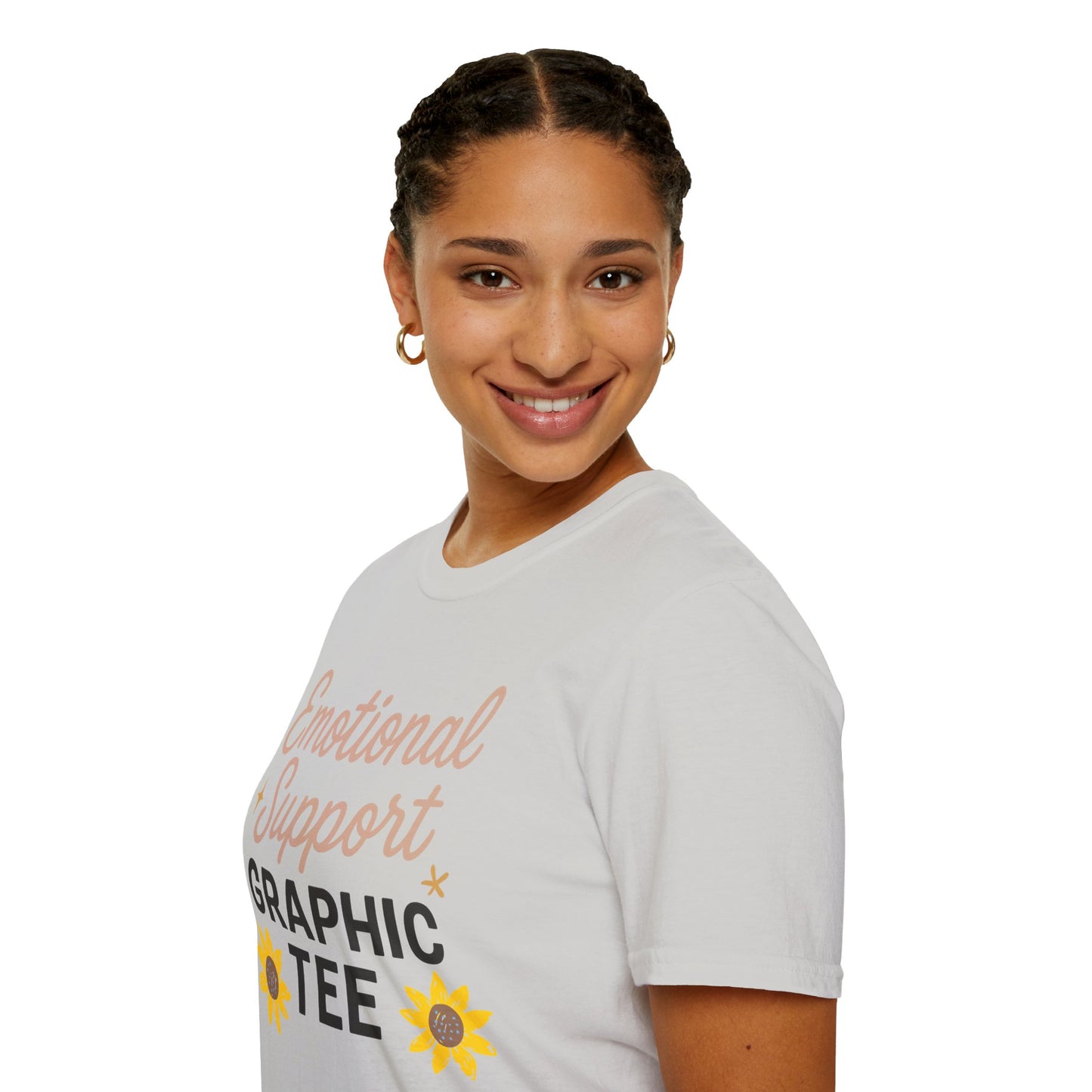 Emotional Support Graphic T-Shirt for Positivity Lovers