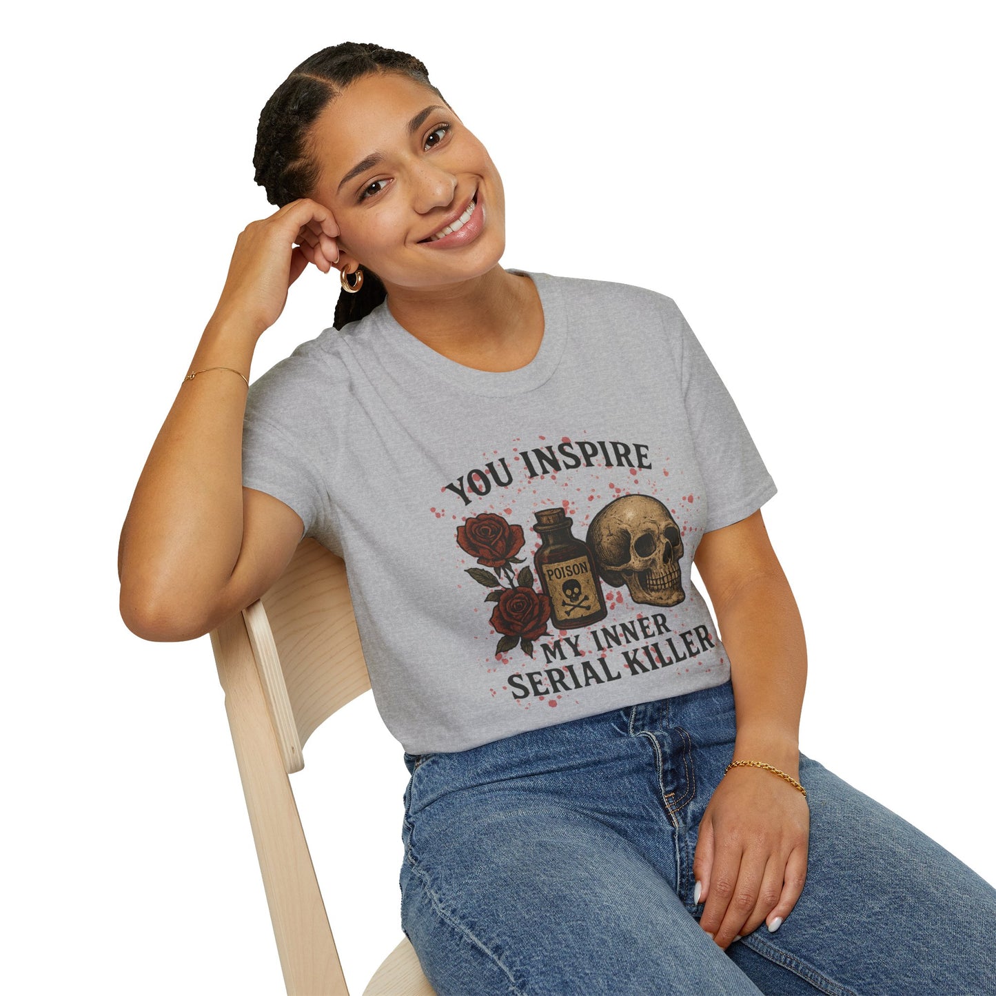 You Inspire My Inner Serial Killer T-Shirt - Tee for Halloween, Horror and True Crime Fans