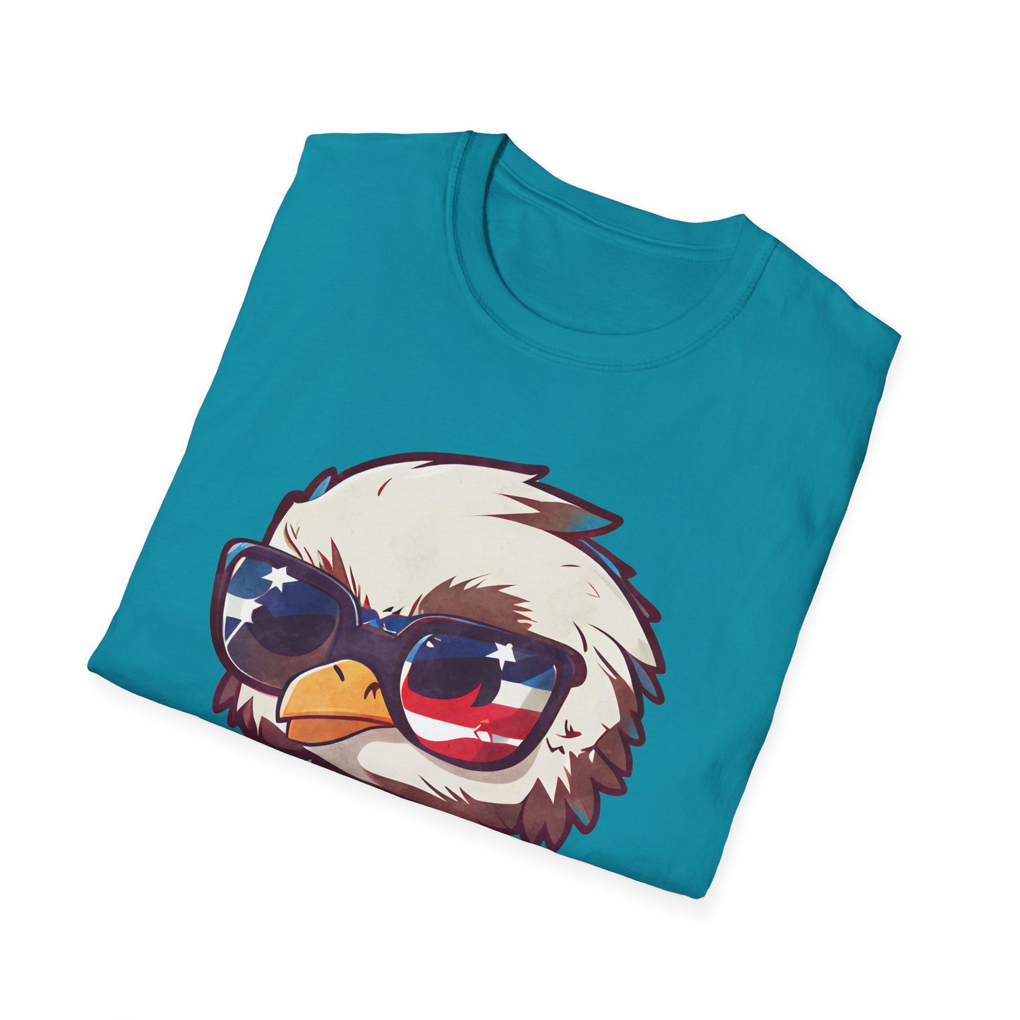 Patriotic Eagle Graphic T-Shirt