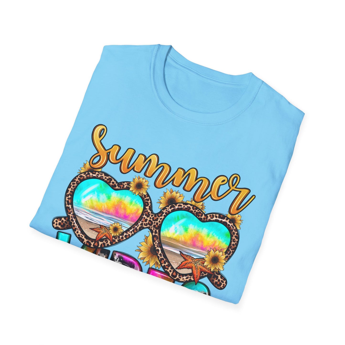 Summer Vibes Graphic -Tee for a Chill Summer