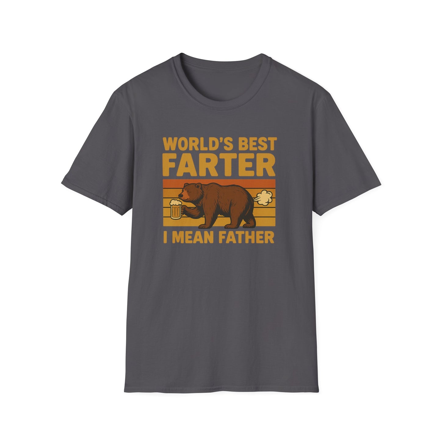 Funny Fathers Day T-Shirt, World's Best Farter Shirt, Dad Humor Tee, Unisex Gift for Dad, Comfy Father's Day Apparel