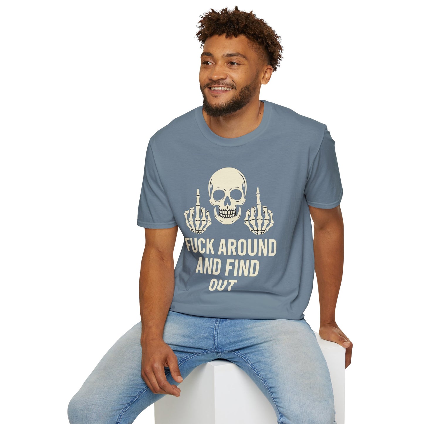 "F*ck Around and Find Out" Skull Graphic Tee