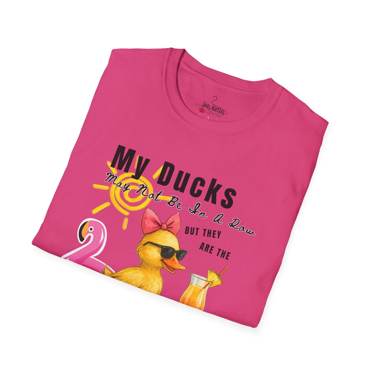 Duck - Life of The Party T-Shirt, Fun Summer Tee, Quirky Gift, Pool Party Shirt, Duck Lover Apparel
