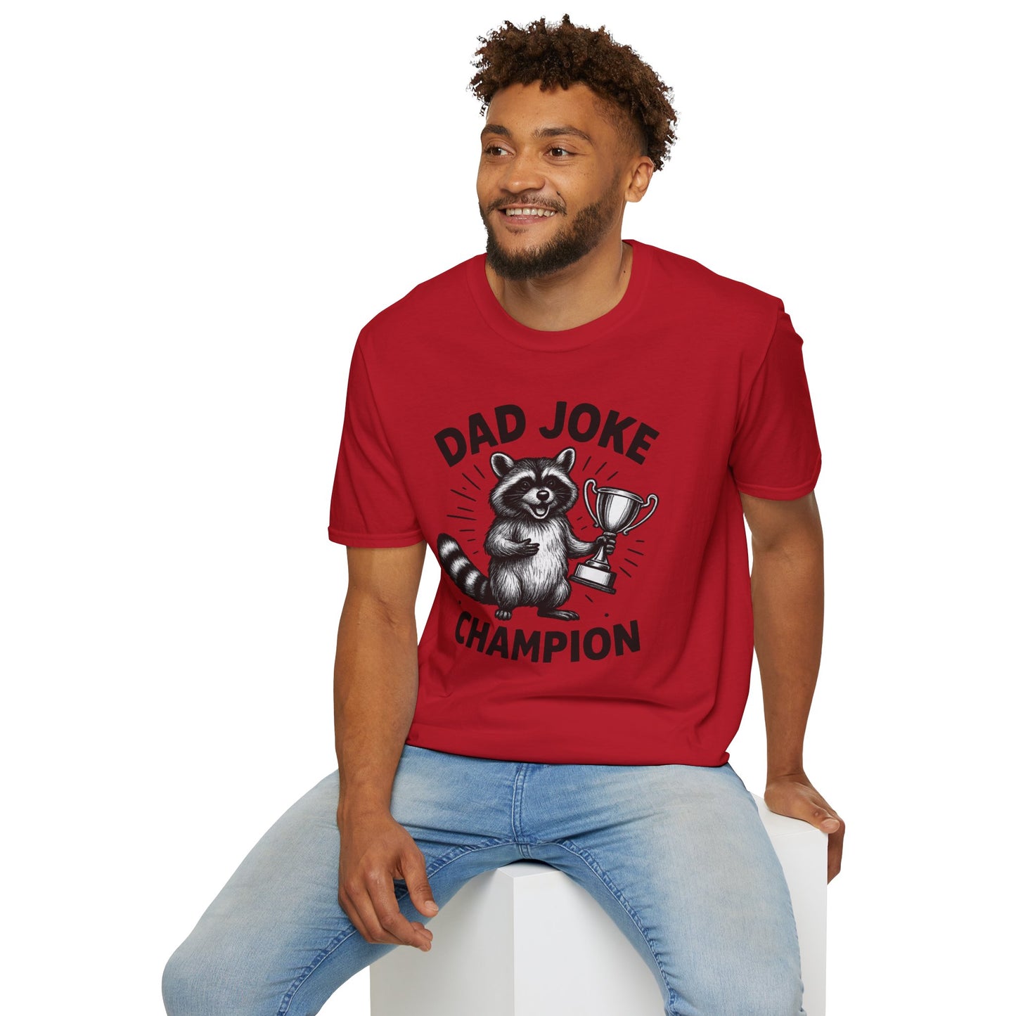 Dad Joke Champion T-Shirt, Funny Dad Gift, Unisex Tee, Perfect for Father's Day, Humor Shirt for Parent, Gift for Dad