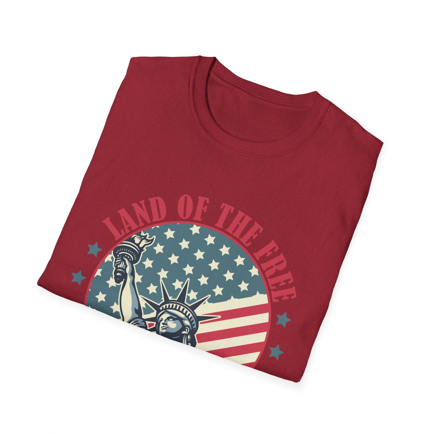 Land of the Free Graphic T-Shirt – Patriotism