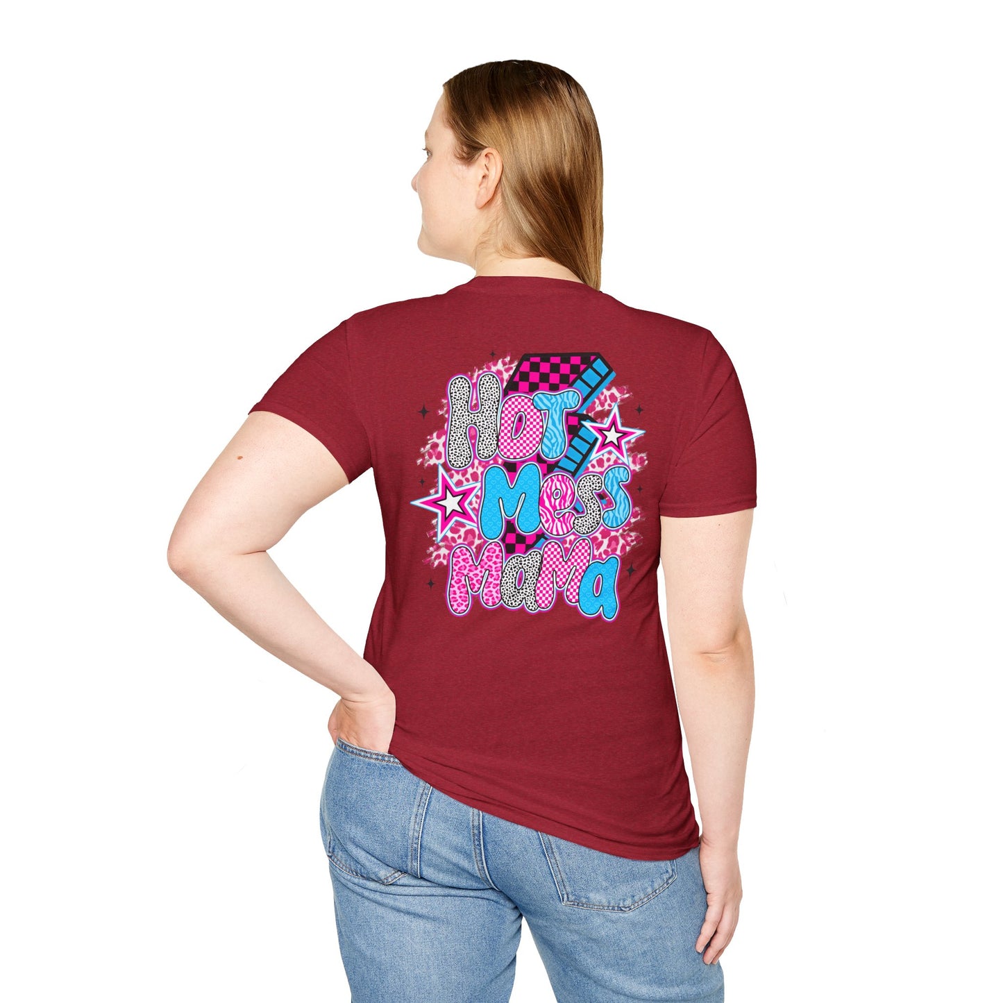 Hot Mess Vibes Fun Graphic Tee