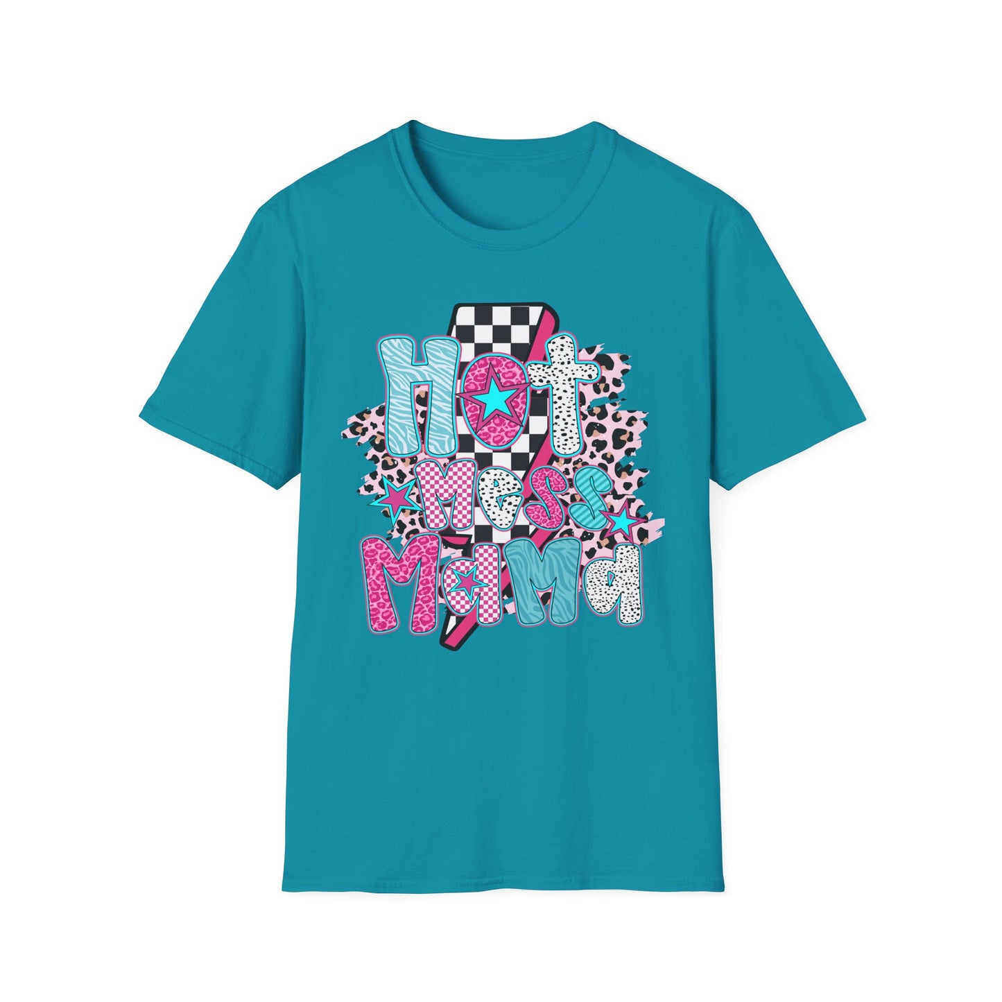Fun 'Hot Mess Mama' T-Shirt - Perfect for Moms!