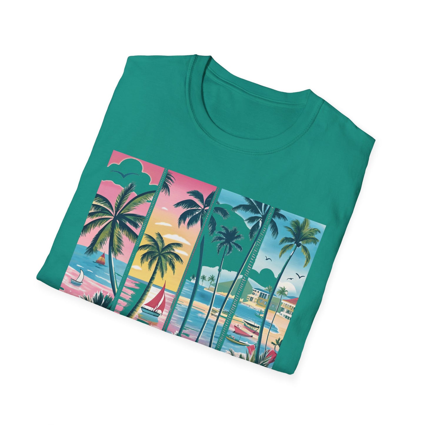 Salty Soul Tropical Vibe Tee for Beach Lovers