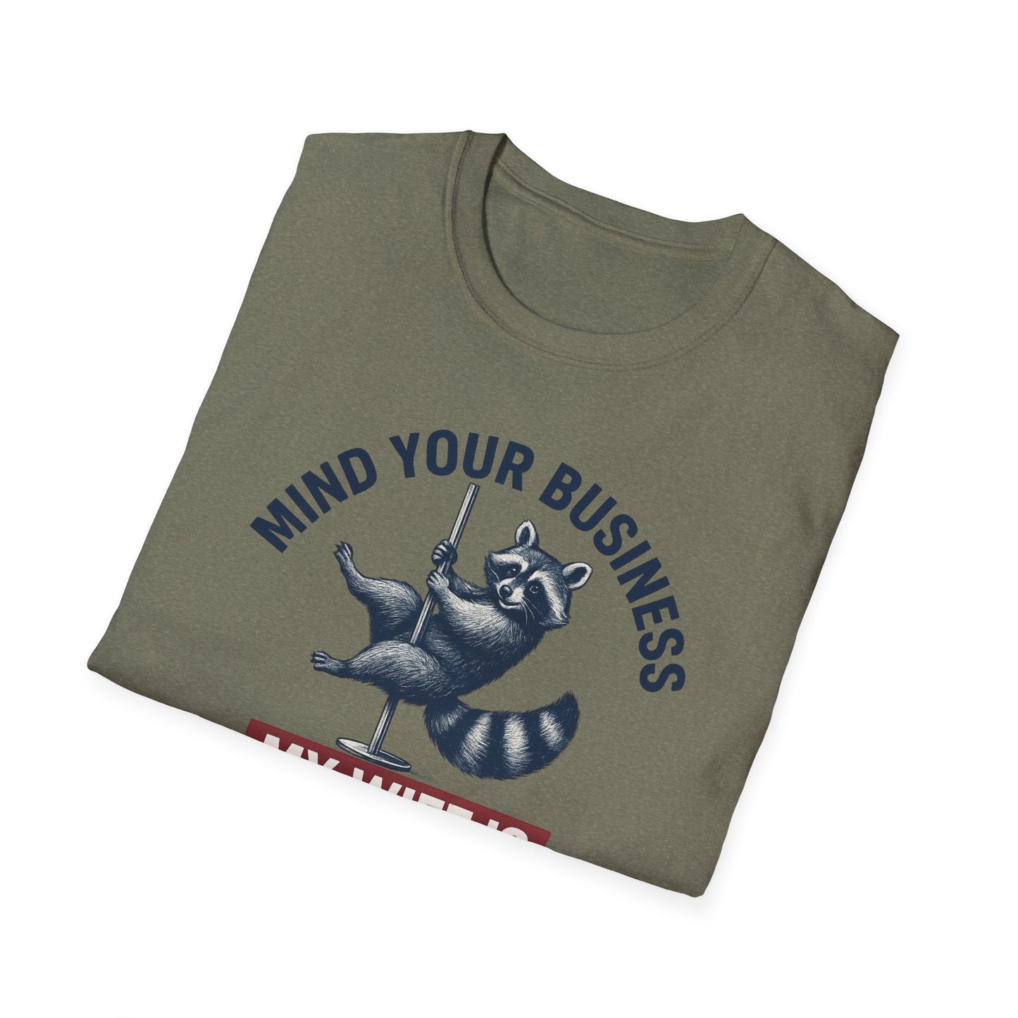 Funny Raccoon T-Shirt - Mind Your Business, Perfect for Gifting on Anniversaries, Birthdays, Casual Outings, Gift for Spouses, [...]