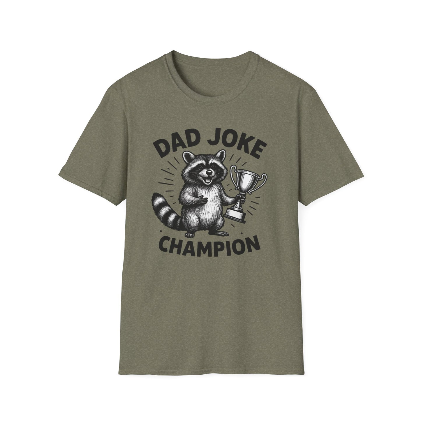 Dad Joke Champion T-Shirt, Funny Dad Gift, Unisex Tee, Perfect for Father's Day, Humor Shirt for Parent, Gift for Dad