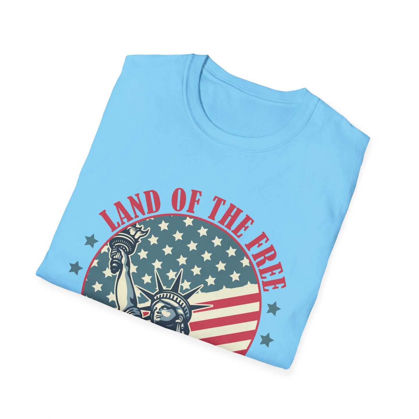 Land of the Free Graphic T-Shirt – Patriotism