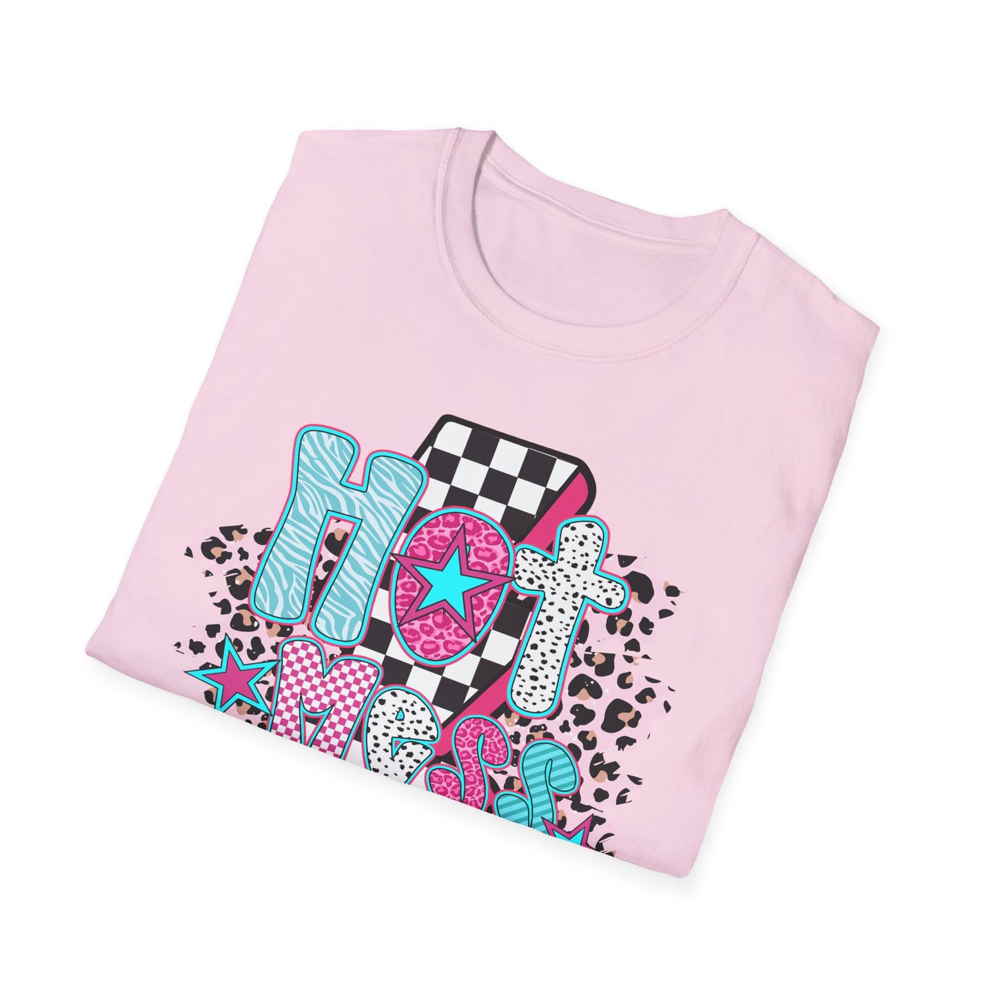 Fun 'Hot Mess Mama' T-Shirt - Perfect for Moms!