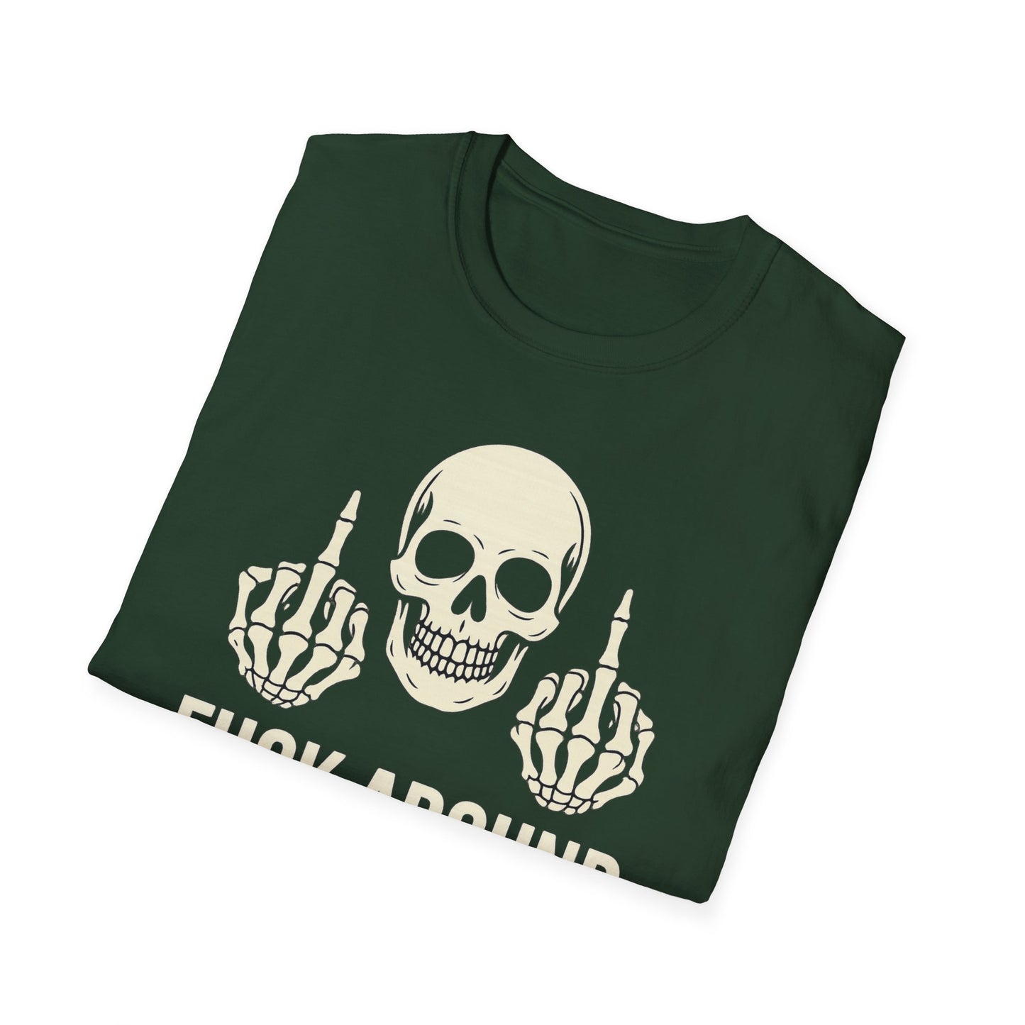 "F*ck Around and Find Out" Skull Graphic Tee