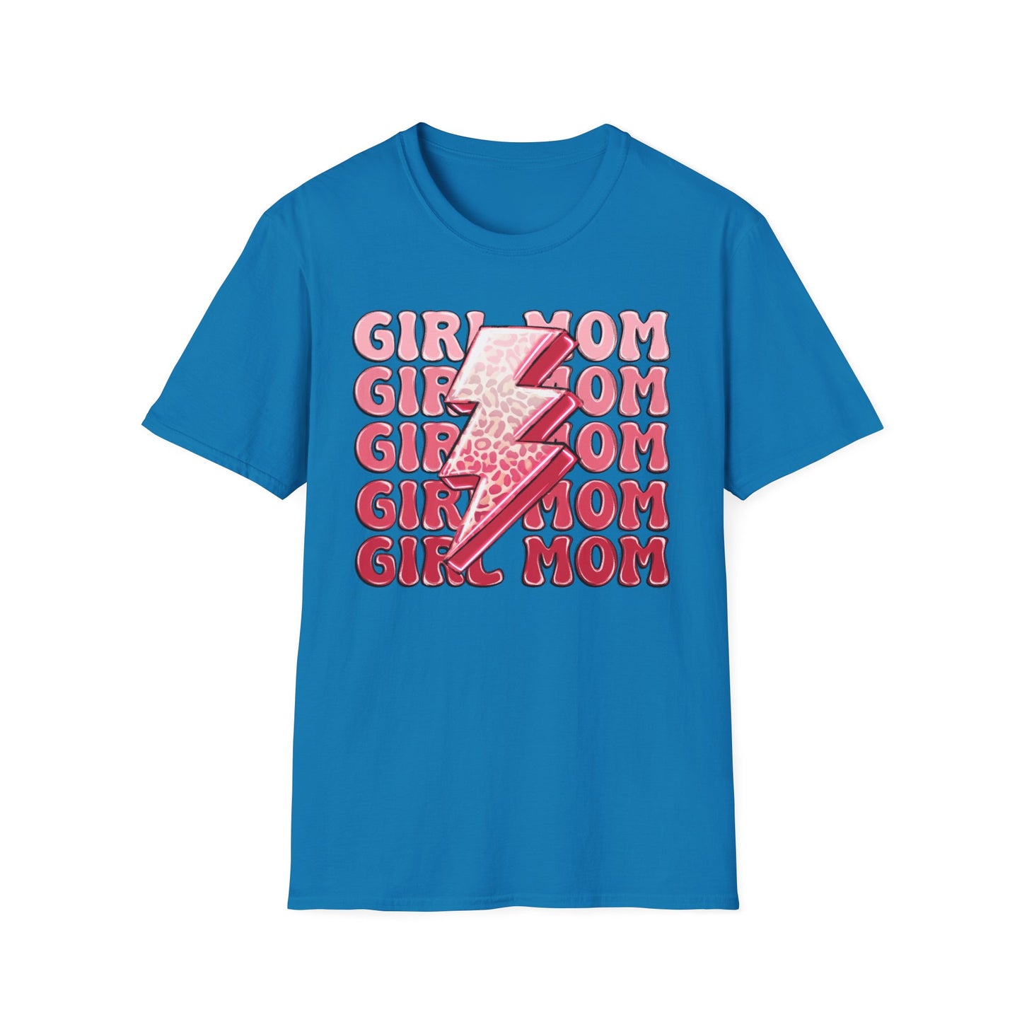 Girl Mom Softstyle T-Shirt - Trendy Casual Tee for Moms