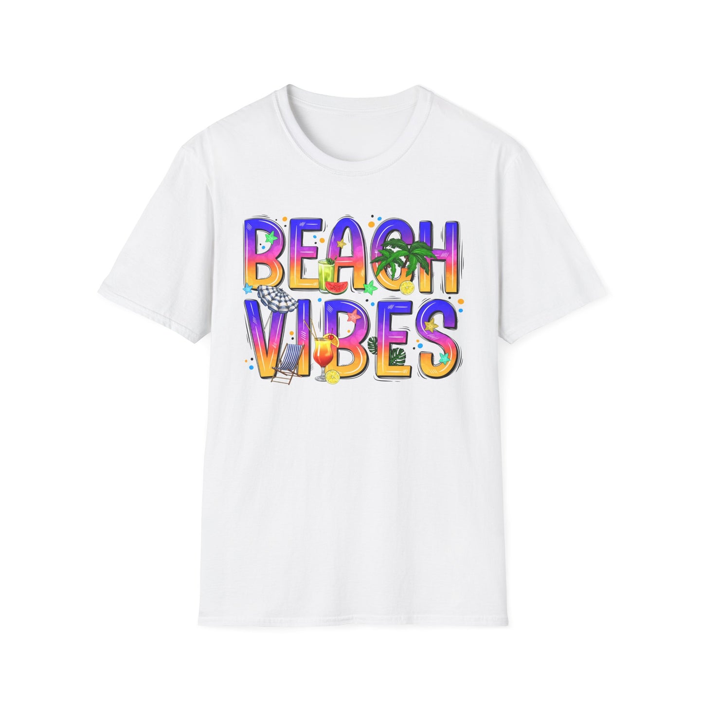 Beach Vibes - Bright and Fun Tee