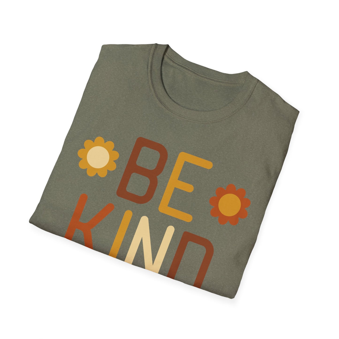 Be Kind Unisex Softstyle T-Shirt - Positive Vibes Casual Wear